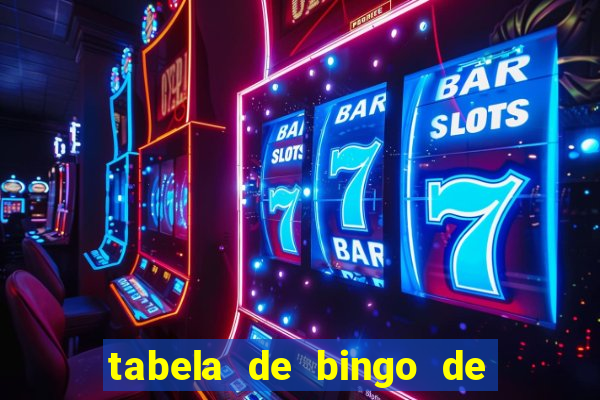 tabela de bingo de 1 a 100